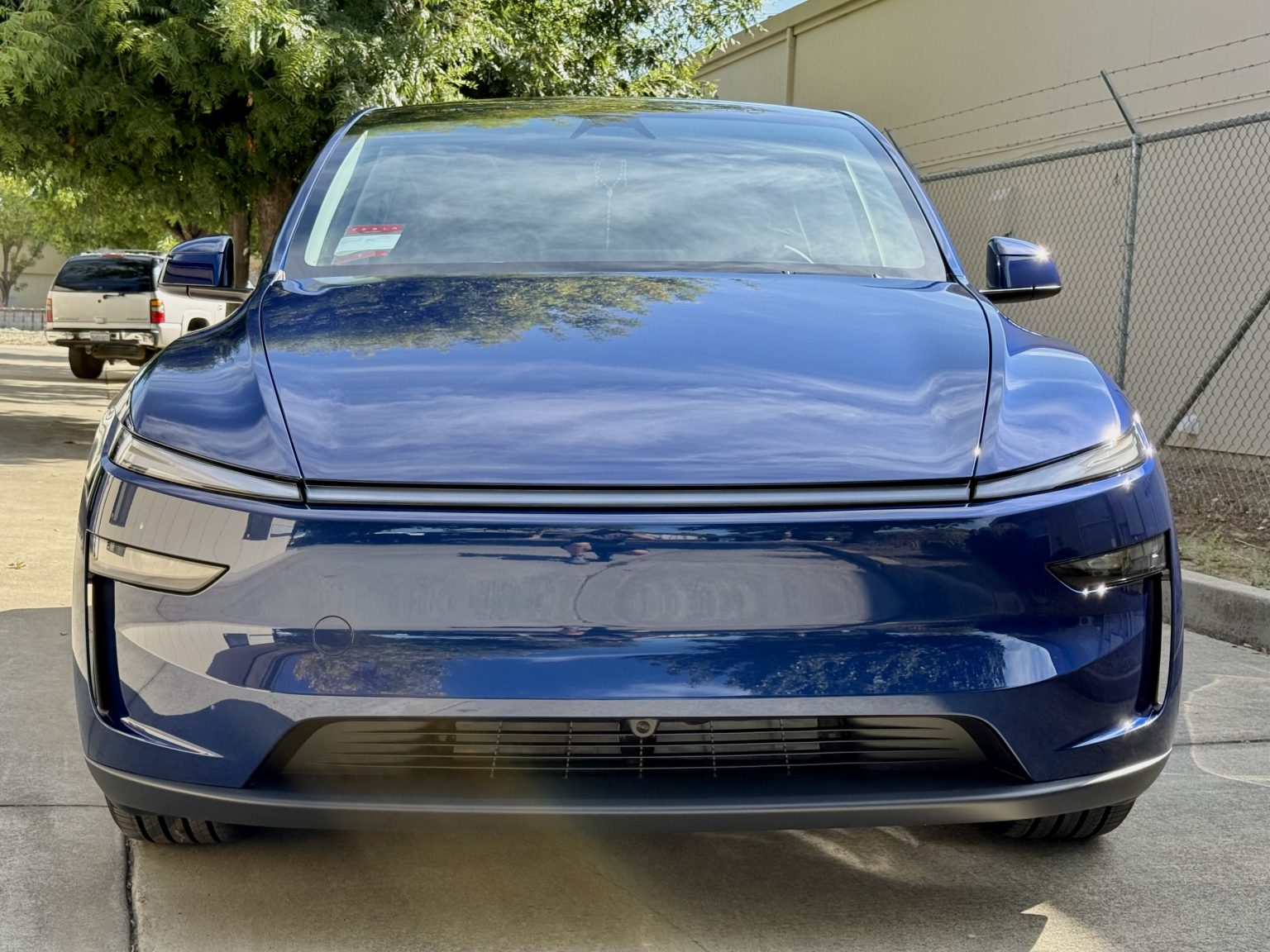 2026 Tesla Model Y Juniper after full front PPF installation and Ceramic coating at Purity Auto Hygienics in Yuba City 95993